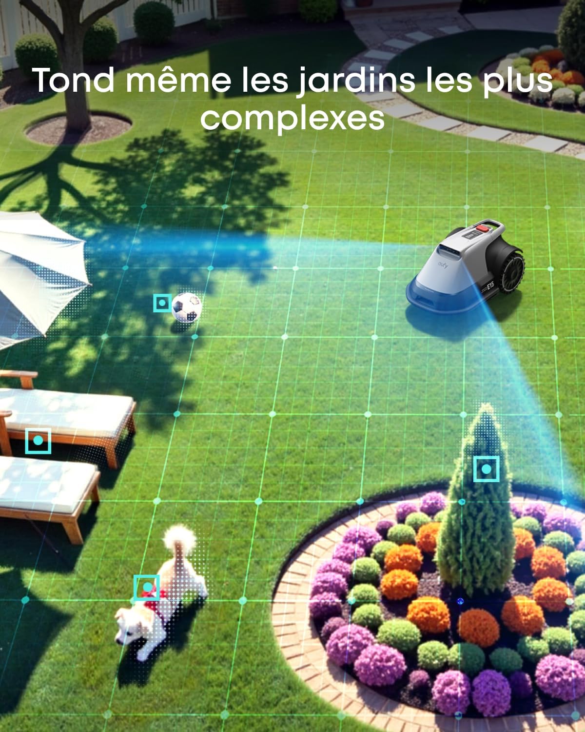 eufy E15 avec sa station de charge